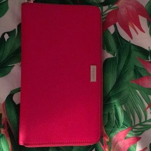KATE SPADE TALLA LAUREL WAY LEATHER LARGE ORANGE